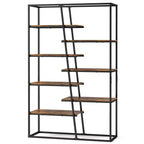 Costway 71 Tall Bookshelf with Heavy-duty Metal Frame 7-Tier Industrial Etagere Bookcase