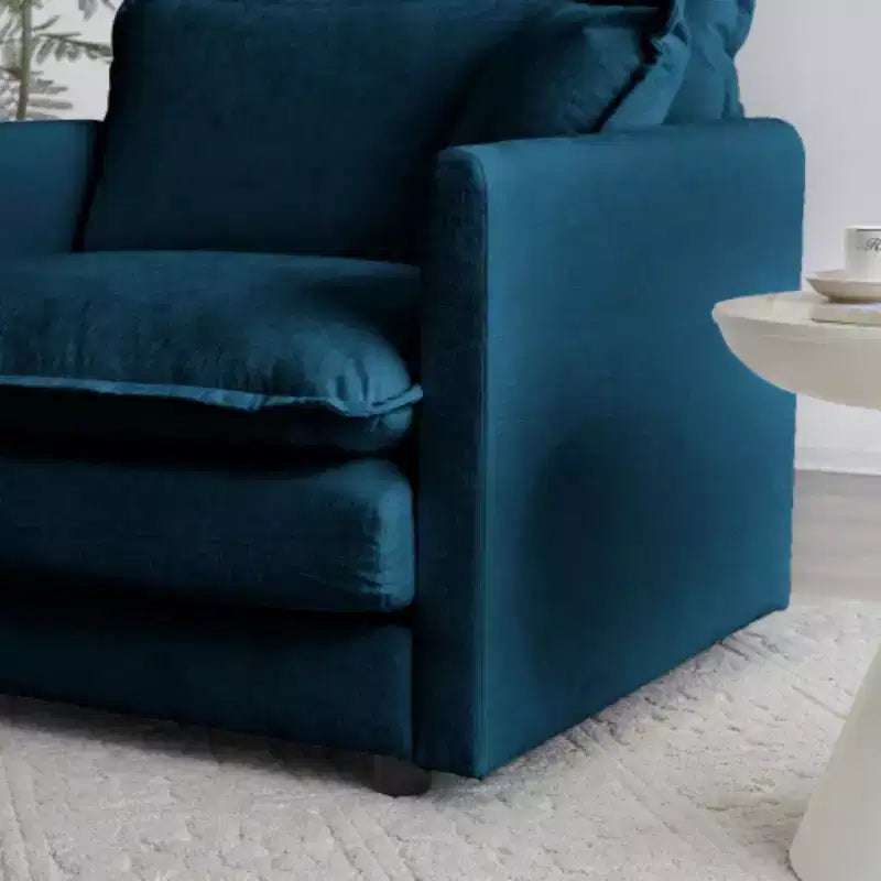 Canapé d'angle modulable : méridienne réversible, double ottoman et confort suprême