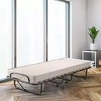 Lit pliant d'appoint avec matelas en mousse à mémoire de forme Fabriqué en Italie