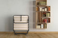 Lit pliant d'appoint avec matelas en mousse à mémoire de forme Fabriqué en Italie