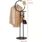 Porte-vêtements de valet avec plateau de rangement, porte-serviettes, étendoir à couvertures pour chambre à coucher, buanderie et salle de bain