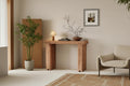 Whisen Retro Minimalist Console Table, Multi-Scene Entryway Table, Easy Assembly(Upgraded)