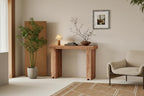 Whisen Retro Minimalist Console Table, Multi-Scene Entryway Table, Easy Assembly(Upgraded)