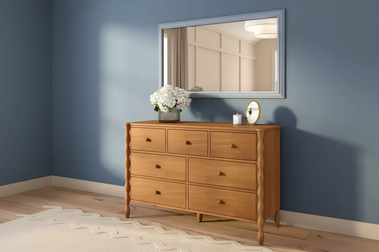 Jenny Lind 3 over 4 Drawer Dresser
