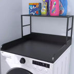 GDLF Washer Dryer Countertop Laundry Guard with Laundry Room Shelf for Single Washer/Dryer