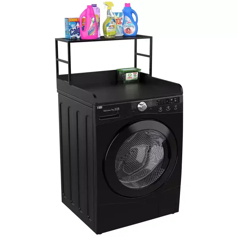Protection de comptoir lave-linge/sèche-linge avec étagère de buanderie pour lave-linge/sèche-linge simple