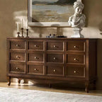 Buffet 4 portes large de 147 cm - Chêne clair