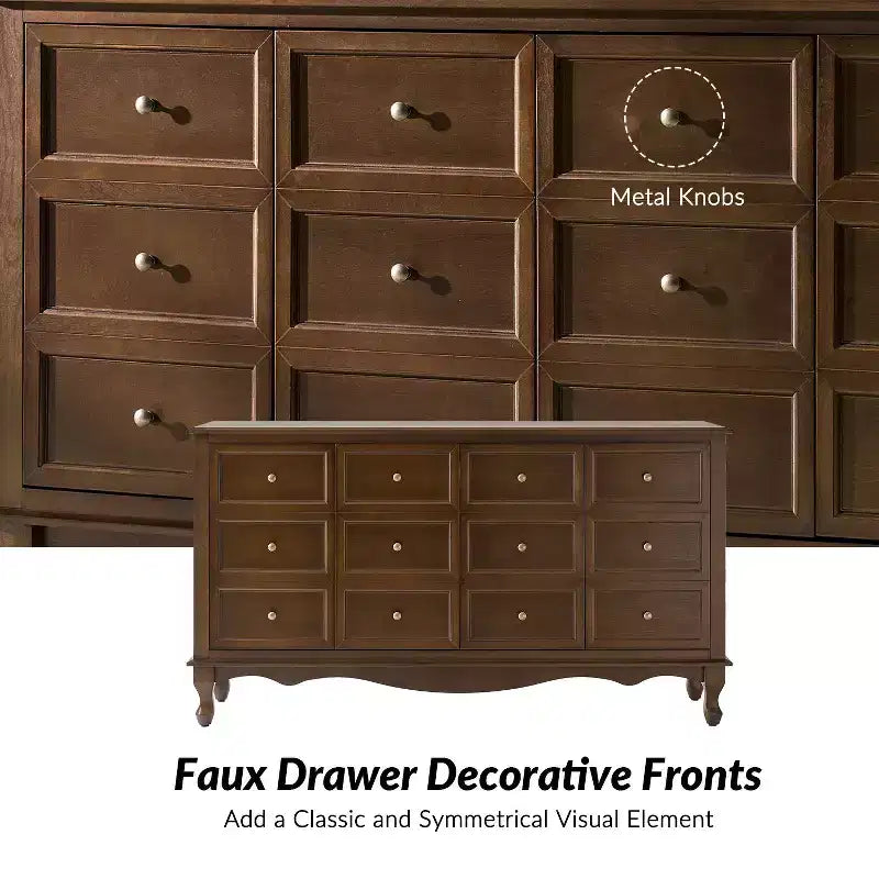 58 Wide 4-Door Sideboard - Acorn