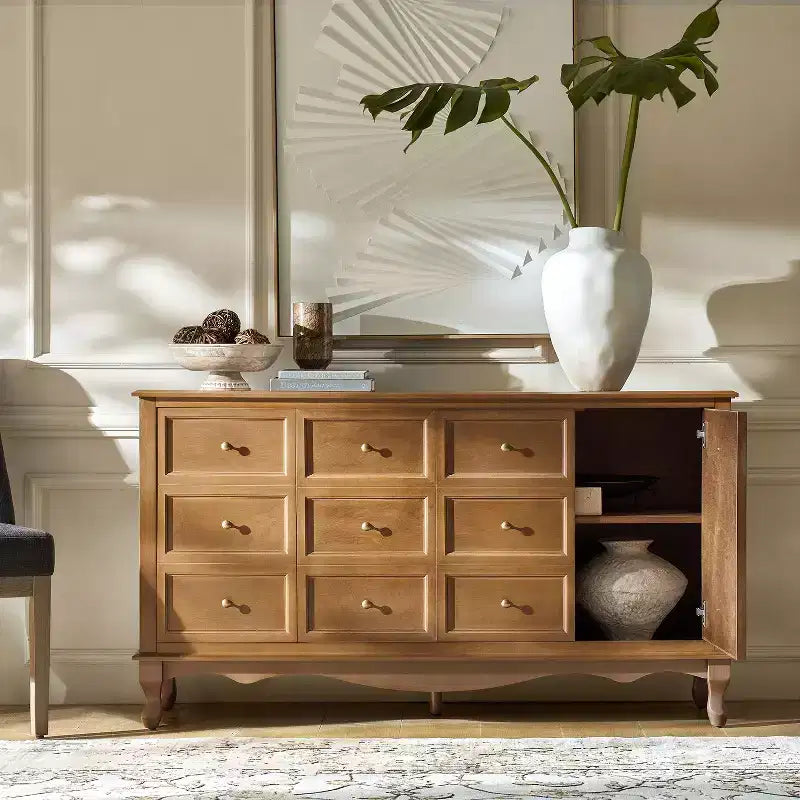 58 Wide 4-Door Sideboard - Acorn