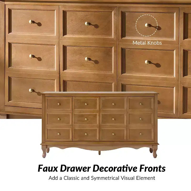 58 Wide 4-Door Sideboard - Acorn
