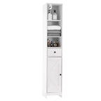 Tall Narrow Bathroom Cabinet, 66.9 Skinny Storage Cabinet, Water Resistant Freestanding Organizer for Small Spaces