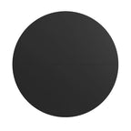 Table pliante ronde en plastique de 1,80 m, pliage central, avec poignée de transport, pour banquets et événements