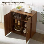 Buffet de salle à manger avec rangement, meuble d'appoint avec étagère réglable, console de bar à café en bois pour cuisine, salon