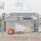 Cadre de Lit Double Rangement sous Lit Silencieux Métal Robuste 360 kg