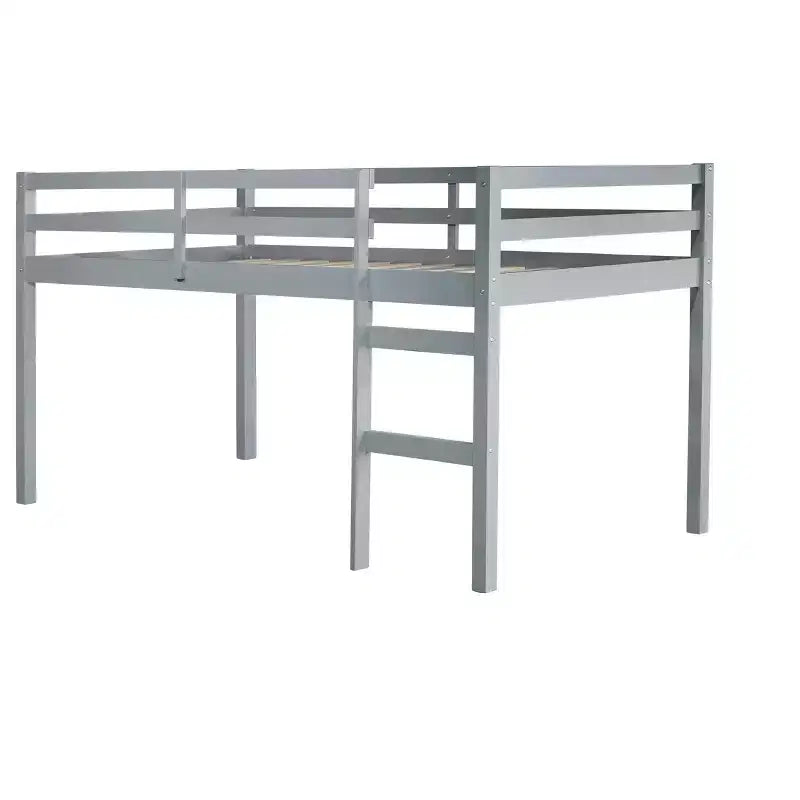 Cadre de Lit Double Rangement sous Lit Silencieux Métal Robuste 360 kg