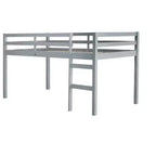 Cadre de Lit Double Rangement sous Lit Silencieux Métal Robuste 360 kg